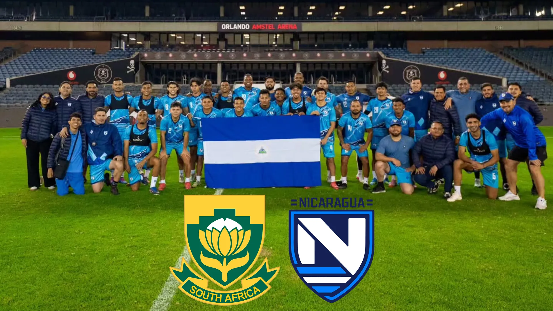 Sudáfrica vs. Nicaragua: dónde ver GRATIS el debut de Juan Cruz Real en los Pinoleros