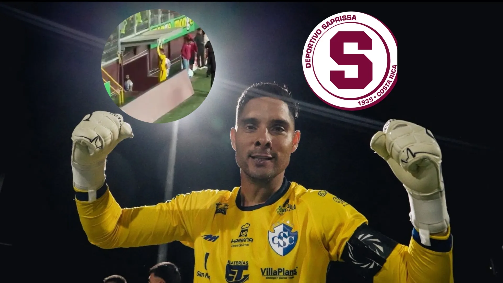 No se vio en TV: el gesto de Kevin Briceño contra la afición de Saprissa que enfureció a todos en La Cueva