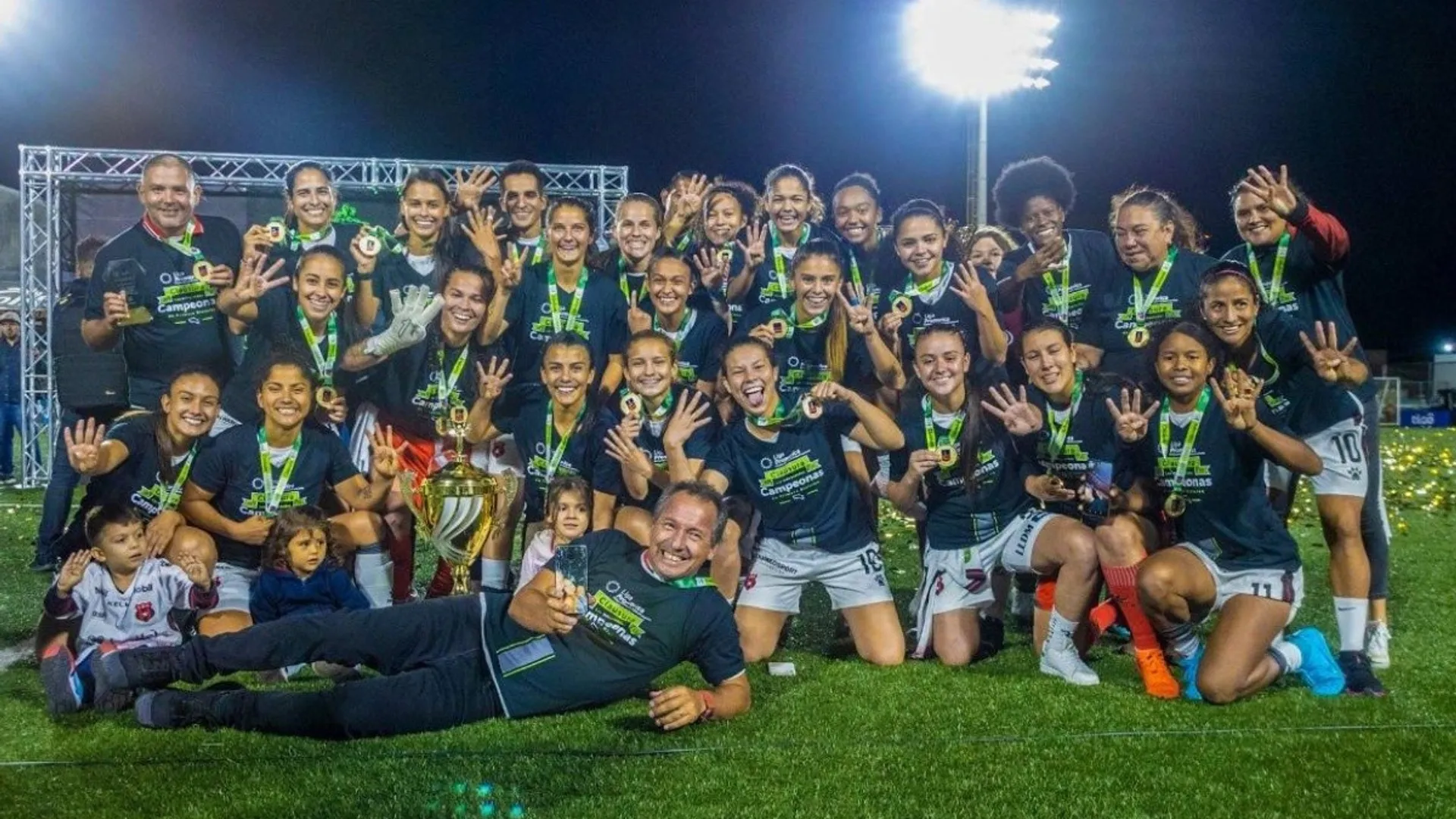 ¡Leonas indomables! Alajuelense tetracampeón del torneo femenino de Costa Rica