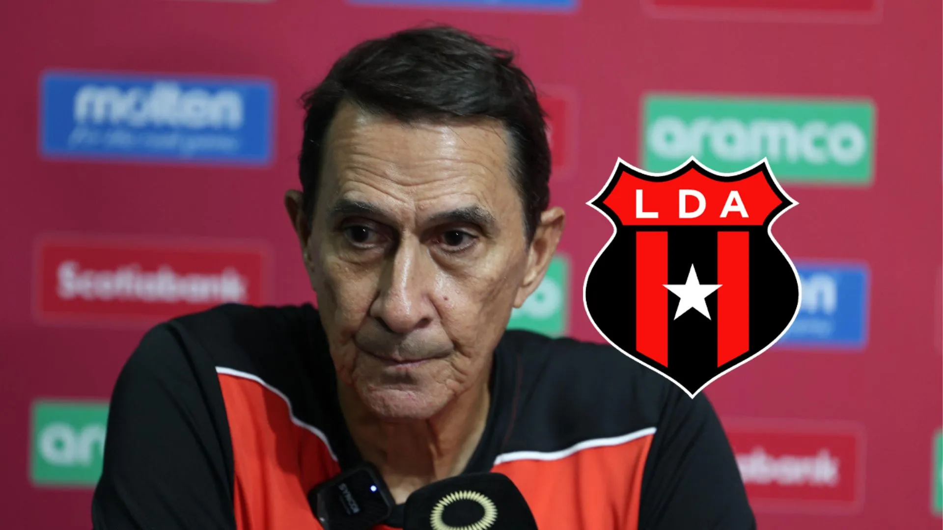 Alexandre Guimaraes como DT de Alajuelense.