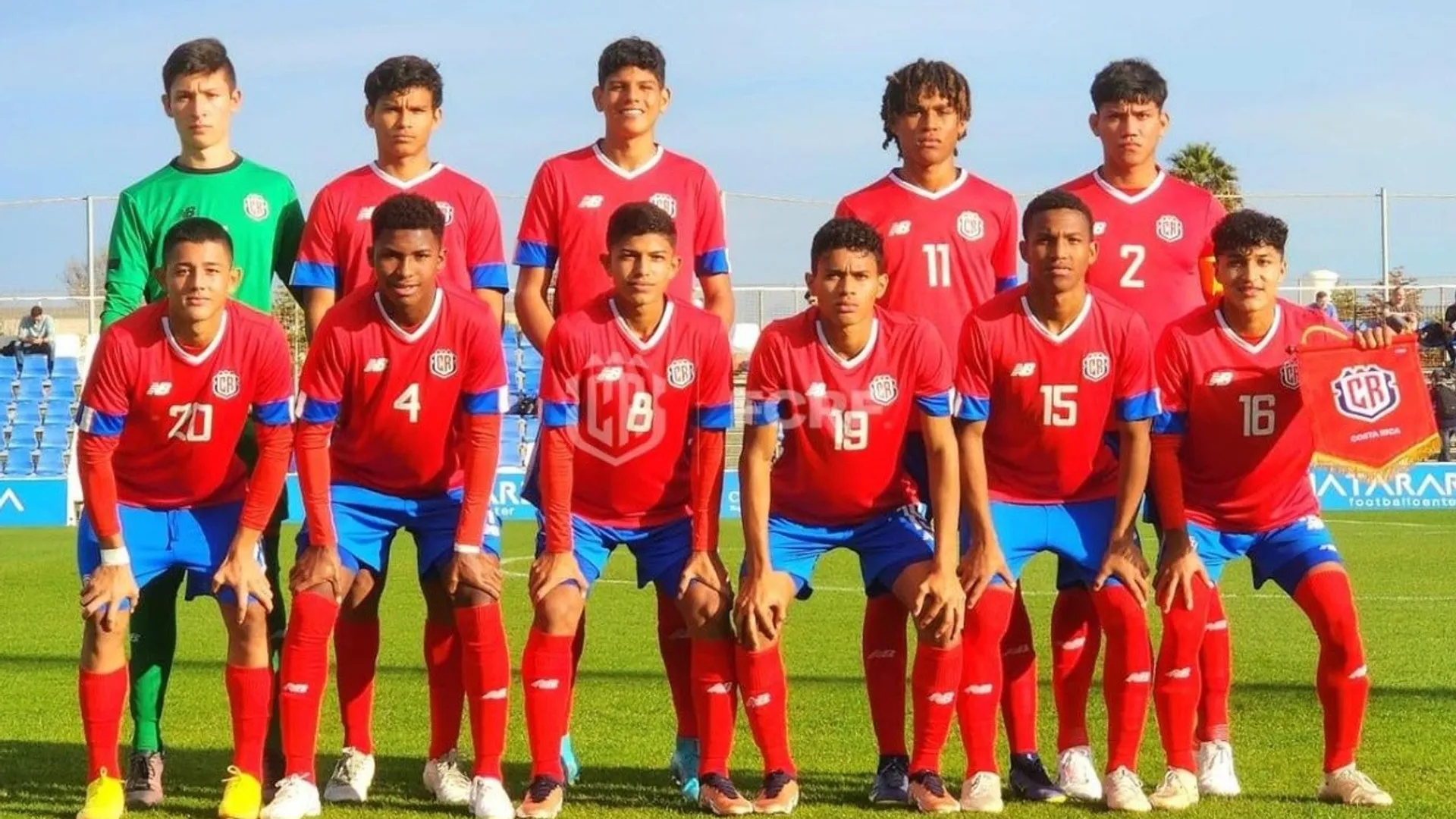 El calendario de Costa Rica para el Premundial Sub-17 de Concacaf en Guatemala