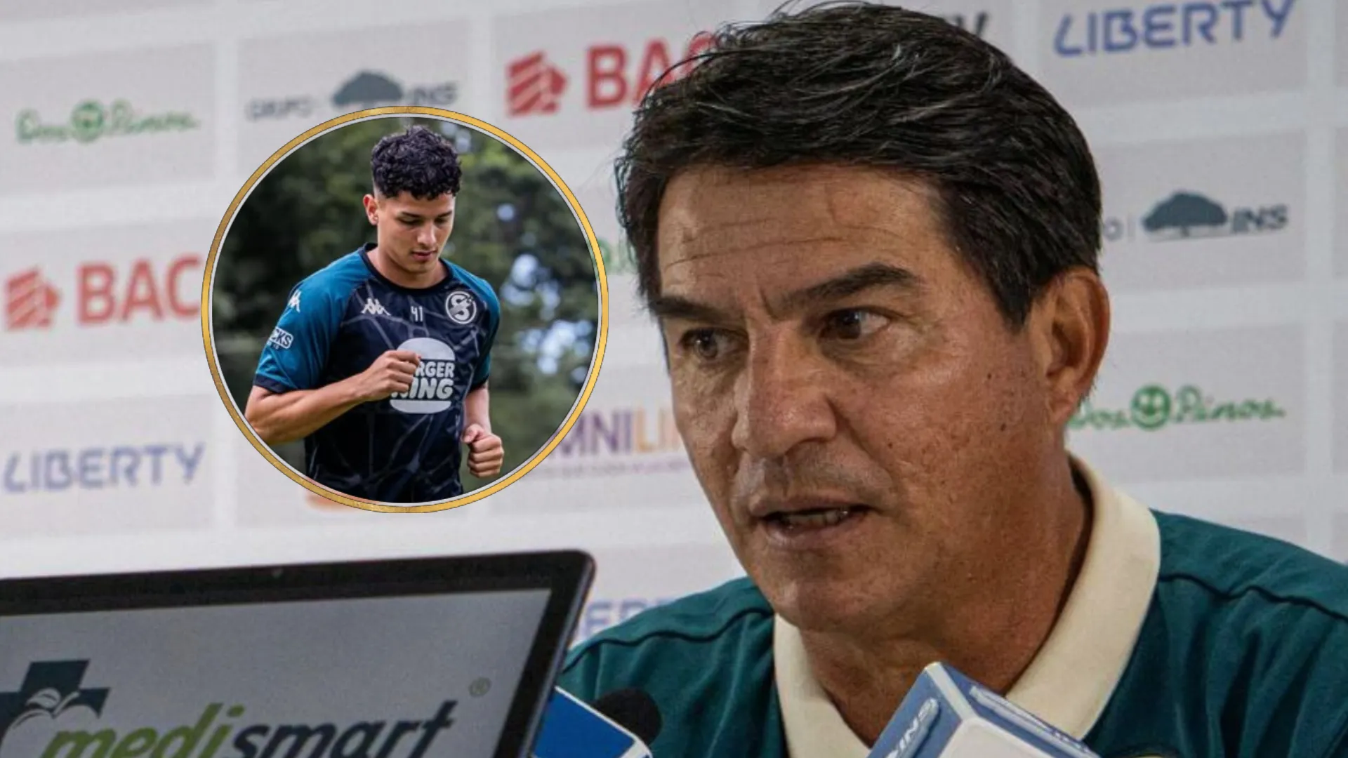 A Vladimir Quesada le preguntaron por Warren Madrigal y admitió el problema que complica su regreso con Saprissa: "No lo harán"