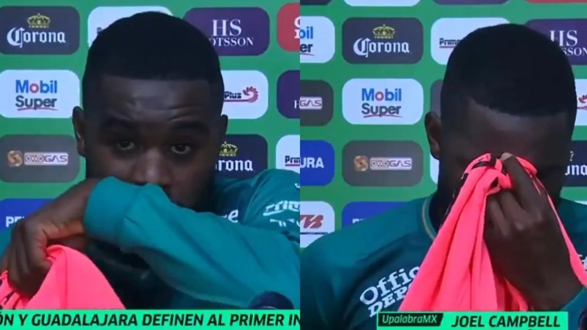 ¡Con lágrimas! Joel Campbell no aguantó la emoción de estar en la final de la Liga MX