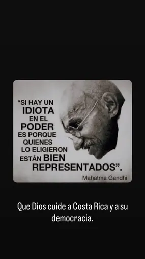 Daniel Chacón se pronunció en contra de Laura Fernández (Instagram).
