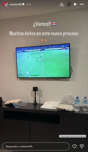 Celso Borges en sus redes sociales 