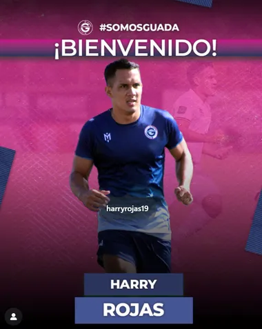 Guadalupe presentó a Harry Rojas (Guadalupe FC).