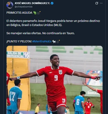 José Miguel Domínguez en su cuenta oficial de X