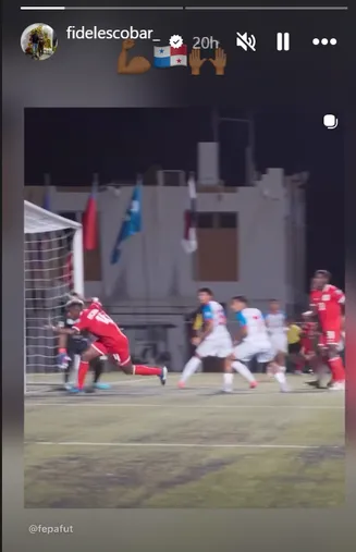 Fidel Escobar recibió un guiño de la FEPAFUT (Instagram).