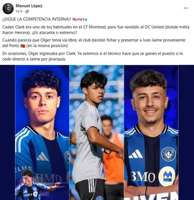 El análisis de la situación de Olger Escobar en la MLS. (Facebook)