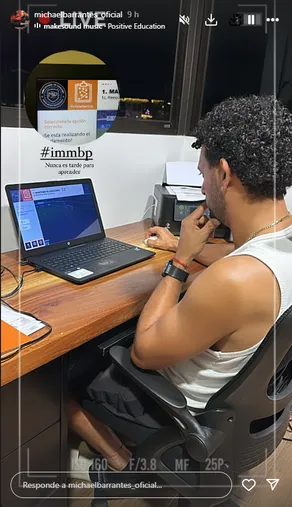 No sólo entrena, también estudia. (Instagram)