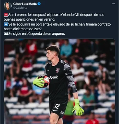 Periodista César Luis Merlo - X