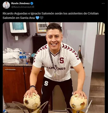 Ricardo Arguedas irá a Santa Ana.