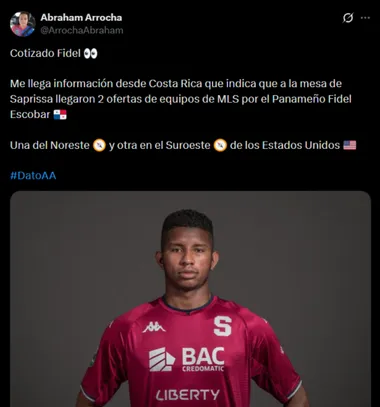 Fidel Escobar podría irse a MLS. (