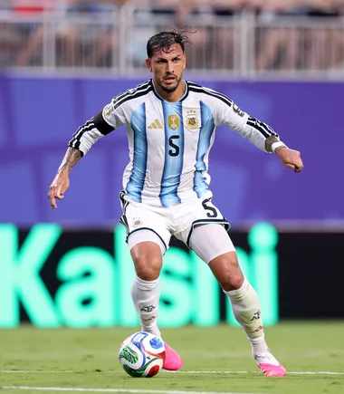 Leandro Paredes, figura de Argentina. (Getty Images)