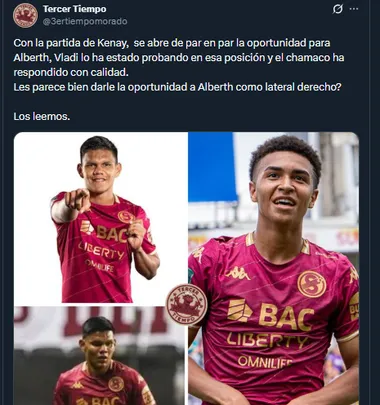  Alberth Barahona otra opción para el lateral derecho - Tercer Tiempo