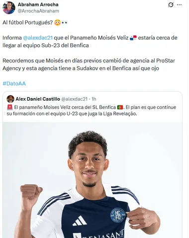 Captura de X.