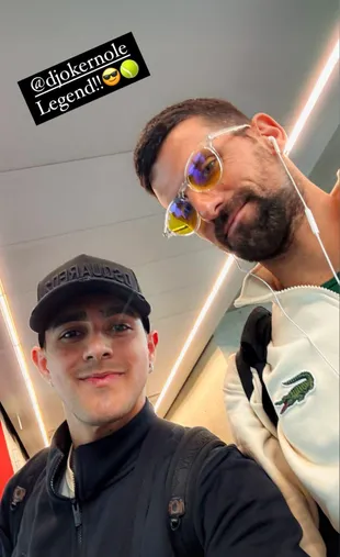 "Leyenda": la foto que Luis Palma nunca va a olvidar con Novak Djokovic.