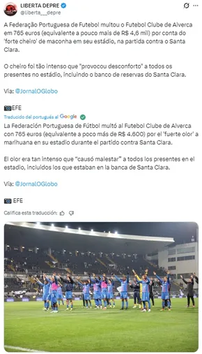 El equipo de Vinicius fue sancionado por olores a marihuana en su estadio.
