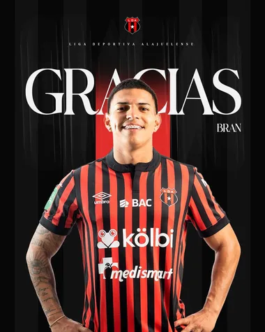 Alejandro Bran terminó su etapa en Alajuelense lleno de polémica.