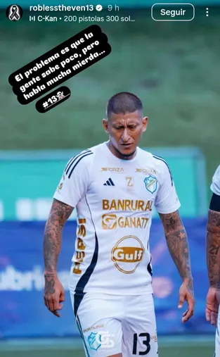 La publicación de Stheven Robles. (