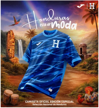 Esta es la camisa edición especial lanzada por la Selección de Honduras