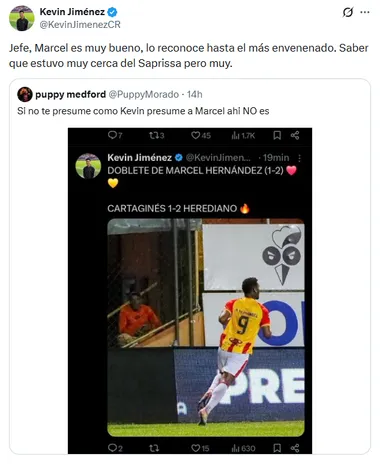 Si lo dice Kevin Jiménez... (X.com