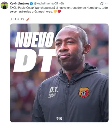 El anuncio de Kevin Jiménez en X.