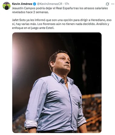La información de Kevin Jiménez. 