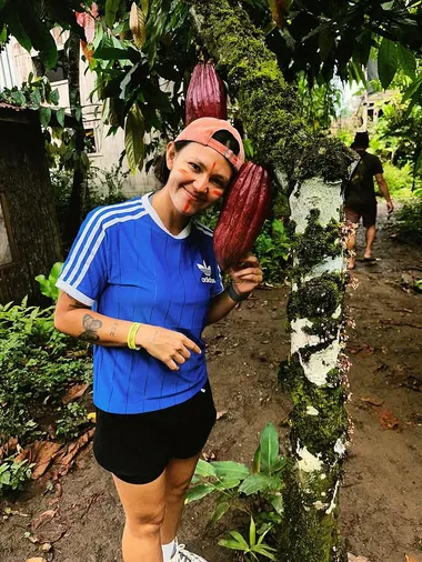 Sofía Varela está enfocada en el cultivo de cacao (Instagram).