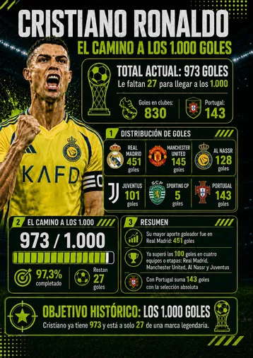El Bicho va por los 1.000 goles.