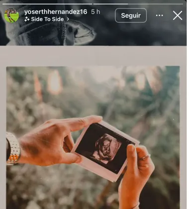 Yoserth Hernández en sus redes sociales 