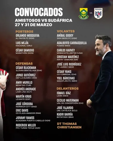 Tomás Rodríguez y Fidel Escobar están afuera de la lista de convocados de Panamá.