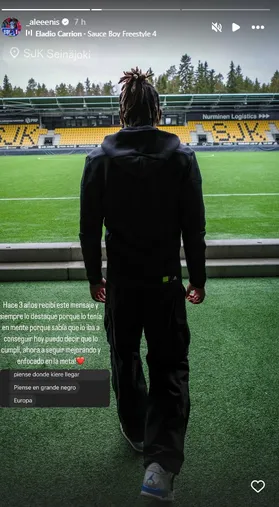 Alenis está cumpliendo su sueño de jugar en Europa.