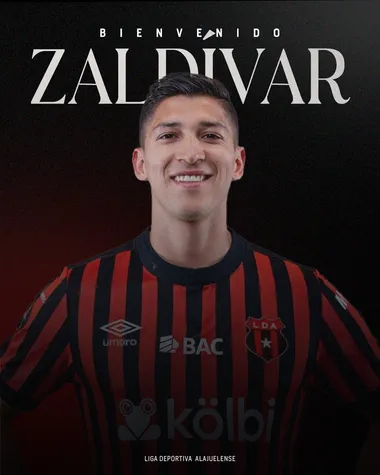 Ángel Zaldívar es nuevo jugador de Alajuelense. (
