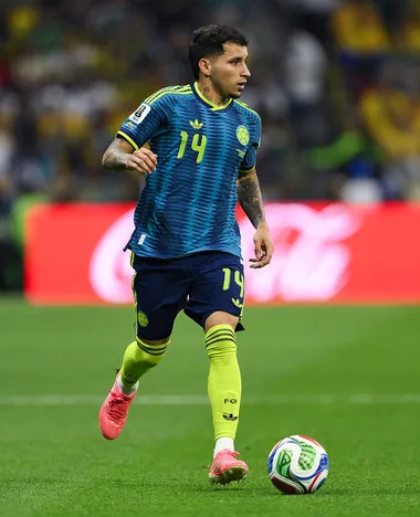 Gustavo Puerta le ganó la pulseada a Richard Ríos (Getty Images).