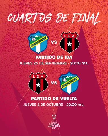 Partidos de Comunicaciones en los cuartos de final de la Copa Centroamericana 2024