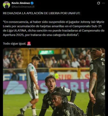 UNAFUT ya tomó una decisión. (
