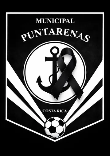 Municipal Puntarenas compartió una señal de luto en sus redes sociales (Facebook).