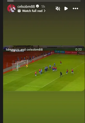 Celso Borges vuelve a la órbita de La Sele (Instagram).