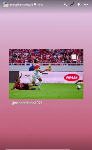 Marcel Hernández en sus redes sociales