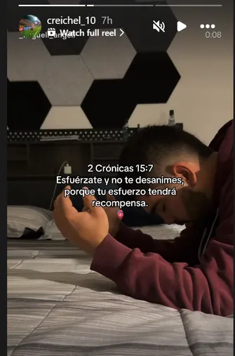 La reacción de Creichel Pérez (Instagram).