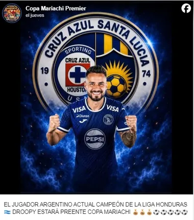 Droopy Gómez estará en la Copa Mariachi.