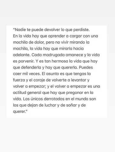 El mensaje de Washington Ortega.