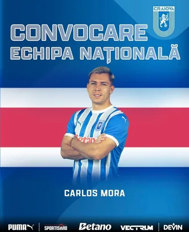 U Craiova anunció el regreso de Mora a la Sele (U Craiova).