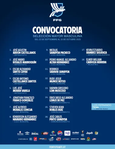 Cardoza es el único jugador que disputó los cuartos de final de la Copa Centroamericana 2025.