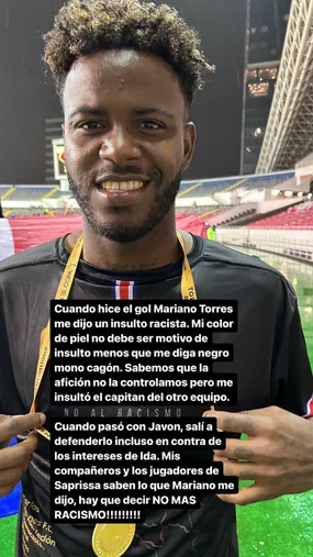 Freddy Góndola en sus redes sociales