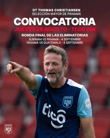 Thomas Christiansen comunicará los convocados de Panamá para los próximos partidos de Eliminatorias.