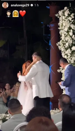 Jonathan Moya contrajo matrimonio (Instagram).