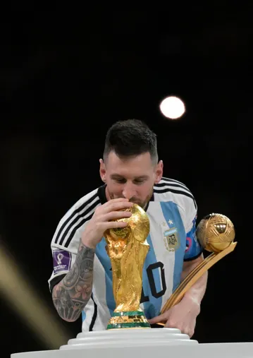 Leo jugó 6 Mundiales y fue campeón en Qatar 2022