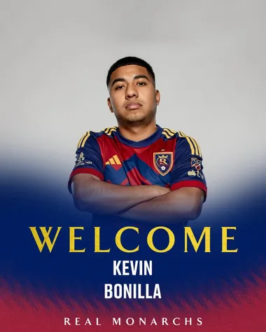 Kevin Bonilla fue oficializado como nuevo jugador de Real Monarchs de la MLS Next Pro (